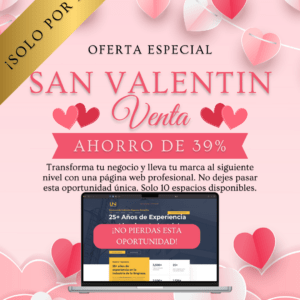 Página Web San Valentín con diseño exclusivo y Tarjeta NFC